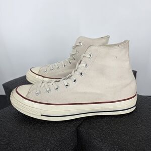 Converse Chuck 70 Hi Parchment Off White High Top Sneakers Men’s 8 Women 10 Shoe